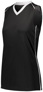 Augusta Sportswear 1687 - Ladies Rover Jersey Negro / Blanco
