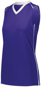 Augusta Sportswear 1687 - Ladies Rover Jersey Purple/White