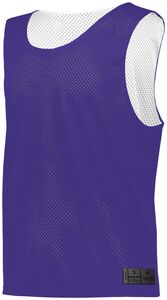 Augusta Sportswear 9717 - Mesh Reversible Pinnie Purple/White
