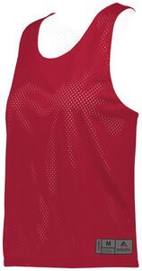 Augusta Sportswear 9719 - Ladies Mesh Reversible Pinnie Scarlet/White