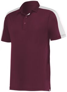 Augusta Sportswear 5028 - Bi Color Vital Polo Maroon/White