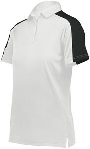 Augusta Sportswear 5029 - Ladies Bi Color Vital Polo Blanco / Negro