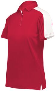 Augusta Sportswear 5029 - Ladies Bi Color Vital Polo Scarlet/White