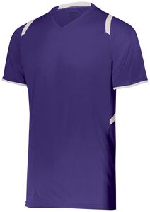 HighFive 322961 - Youth Millennium Soccer Jersey Purple/White
