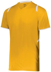 HighFive 322961 - Youth Millennium Soccer Jersey Athletic Gold/White