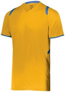 HighFive 322961 - Youth Millennium Soccer Jersey Athletic Gold/Royal