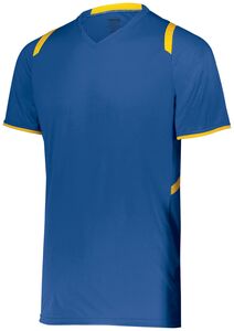 HighFive 322961 - Youth Millennium Soccer Jersey Royal/Athletic Gold