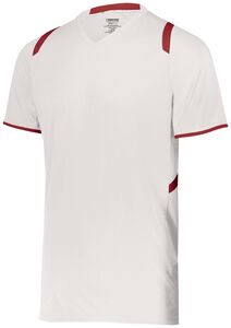 HighFive 322960 - Millennium Soccer Jersey White/Scarlet
