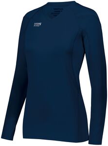 HighFive 342213 - Girls Tru Hit Long Sleeve Jersey Marina