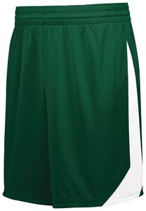 HighFive 325451 - Youth Athletico Shorts Dark Green/White