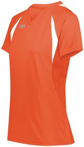 HighFive 342232 - Ladies Color Cross Jersey Orange/White