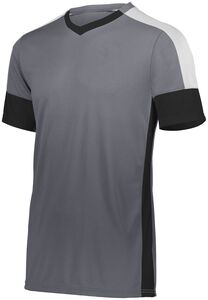 HighFive 322930 - Wembley Soccer Jersey Graphite/Black/White