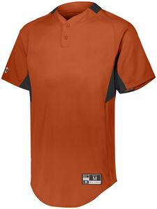 Holloway 221024 - Game7 Two Button Baseball Jersey Scarlet/Black