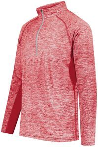 Holloway 222574 - Electrify Coolcore® 1/2 Zip Pullover Maroon Heather