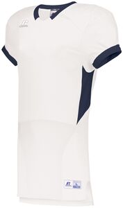 Russell S65XCS - Color Block Game Jersey Blanco / Azul marino