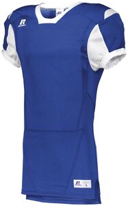 Russell S67AZW - Youth Color Block Game Jersey Royal/White