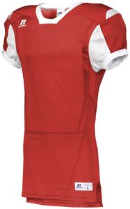 Russell S67AZW - Youth Color Block Game Jersey True Red/White