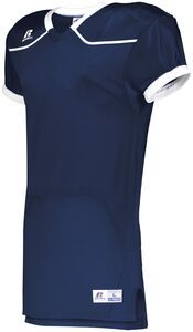 Russell S57Z7H - Color Block Game Jersey (Home) Navy/White
