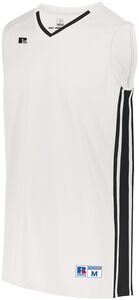 Russell 4B1VTB - Youth Legacy Basketball Jersey Blanco / Negro