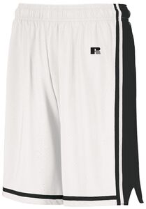 Russell 4B2VTM - Legacy Basketball Shorts Blanco / Negro