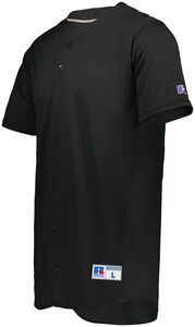 Russell 235JMB - Youth Five Tool Full Button Front Baseball Jersey Negro