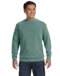 Comfort Colors 1566 - Buzo de prenda teñida de cuello redondo Light Green