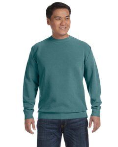 Comfort Colors 1566 - Buzo de prenda teñida de cuello redondo Blue Spruce