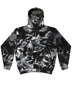 Tie-Dye CD877 - 8.5 oz. Tie-Dyed Pullover Hood Multi Black