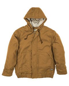 Berne FRHJ01 - Men's Flame-Resistant Hooded Jacket Brown Duck