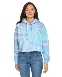 Tie-Dye CD8333 - Ladies Cropped Hooded Sweatshirt