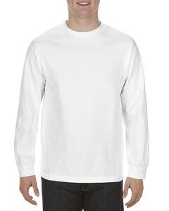 American Apparel AL1304 - Adult 6.0 oz., 100% Cotton Long-Sleeve T-Shirt Blanco