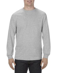 American Apparel AL1304 - Adult 6.0 oz., 100% Cotton Long-Sleeve T-Shirt Athletic Heather