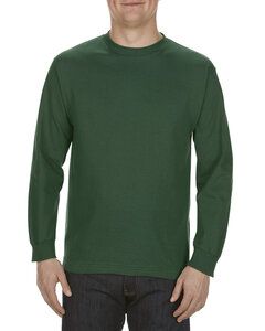 American Apparel AL1304 - Adult 6.0 oz., 100% Cotton Long-Sleeve T-Shirt Verde bosque
