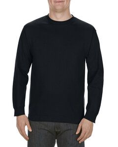 American Apparel AL1304 - Adult 6.0 oz., 100% Cotton Long-Sleeve T-Shirt Negro