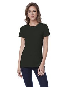 StarTee ST1210 - Ladies Cotton Crew Neck T-shirt Dark Olive