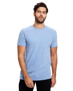 US Blanks US2229 - Men's Short-Sleeve Made in USA Triblend T-Shirt Tri Blue