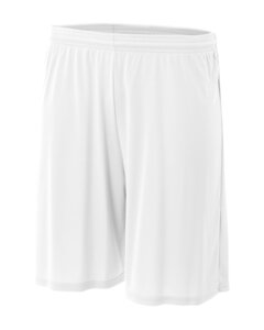 A4 N5283 - Adult 9" Inseam Cooling Performance Shorts Blanco