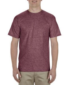 American Apparel AL1701 - Adult 5.5 oz., 100% Soft Spun Cotton T-Shirt Burgundy Heather