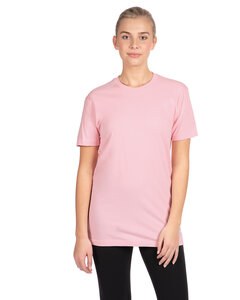 Next Level Apparel 3600 - Unisex Cotton T-Shirt Luz de color rosa