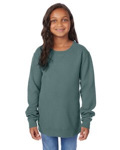 ComfortWash by Hanes GDH475 - Youth Fleece Sweatshirt Cypress Green