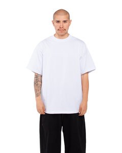 Shaka Wear SHMHSS - Adult 7.5 oz., Max Heavyweight T-Shirt Blanco