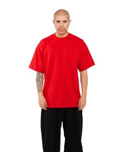Shaka Wear SHMHSS - Adult 7.5 oz., Max Heavyweight T-Shirt Rojo