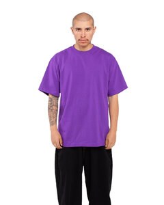 Shaka Wear SHMHSS - Adult 7.5 oz., Max Heavyweight T-Shirt Púrpura