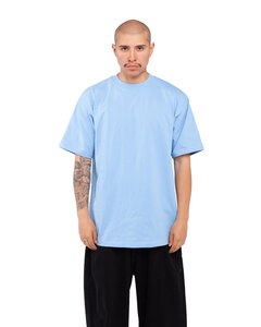 Shaka Wear SHMHSS - Adult 7.5 oz., Max Heavyweight T-Shirt Azul cielo