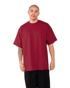 Shaka Wear SHMHSS - Adult 7.5 oz., Max Heavyweight T-Shirt Cardinal