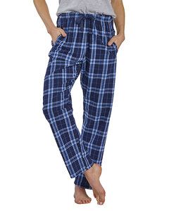 Boxercraft BW6620 - Ladies Haley Flannel Pant with Pockets Nvy/Colmbia Pld
