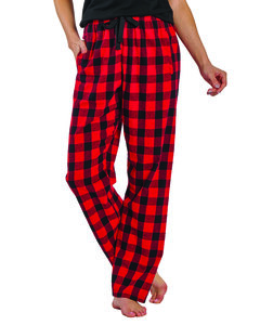 Boxercraft BW6620 - Ladies Haley Flannel Pant with Pockets Red/Blk Bff Pld
