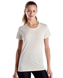 US Blanks US100 - Ladies Made in USA Short Sleeve Crew T-Shirt Crema