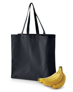 BAGedge BE055 - 6 oz. Canvas Grocery Tote Negro