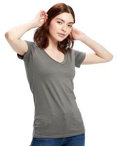 US Blanks US120 - Ladies Made in USA Short-Sleeve V-Neck T-Shirt